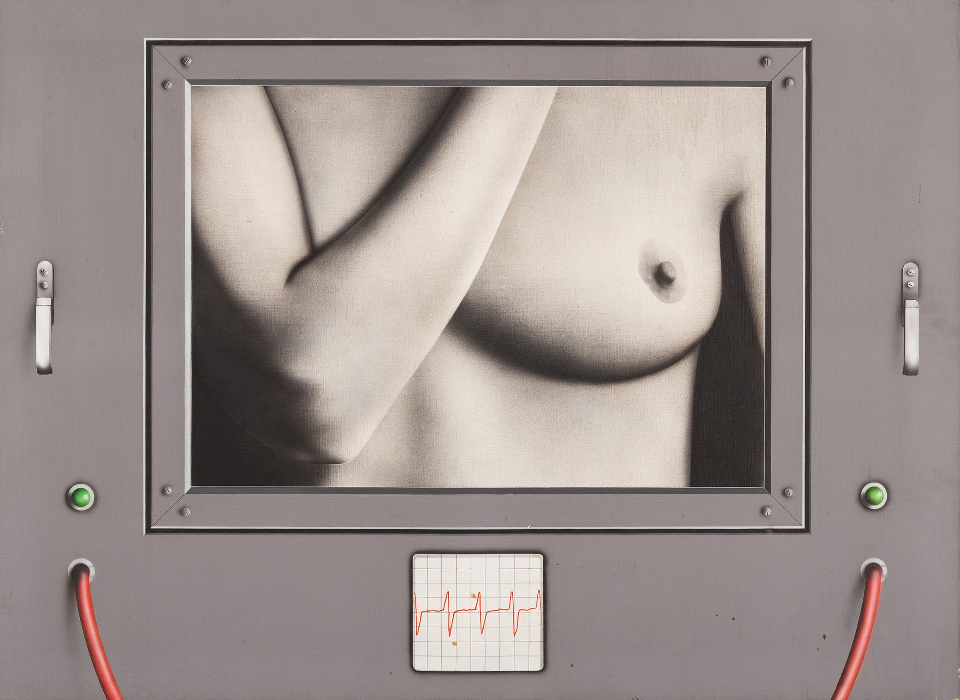 Peter KLASEN (né en 1935) 
• La mammographie
Acrylique sur toile, signée au dos
&hellip;