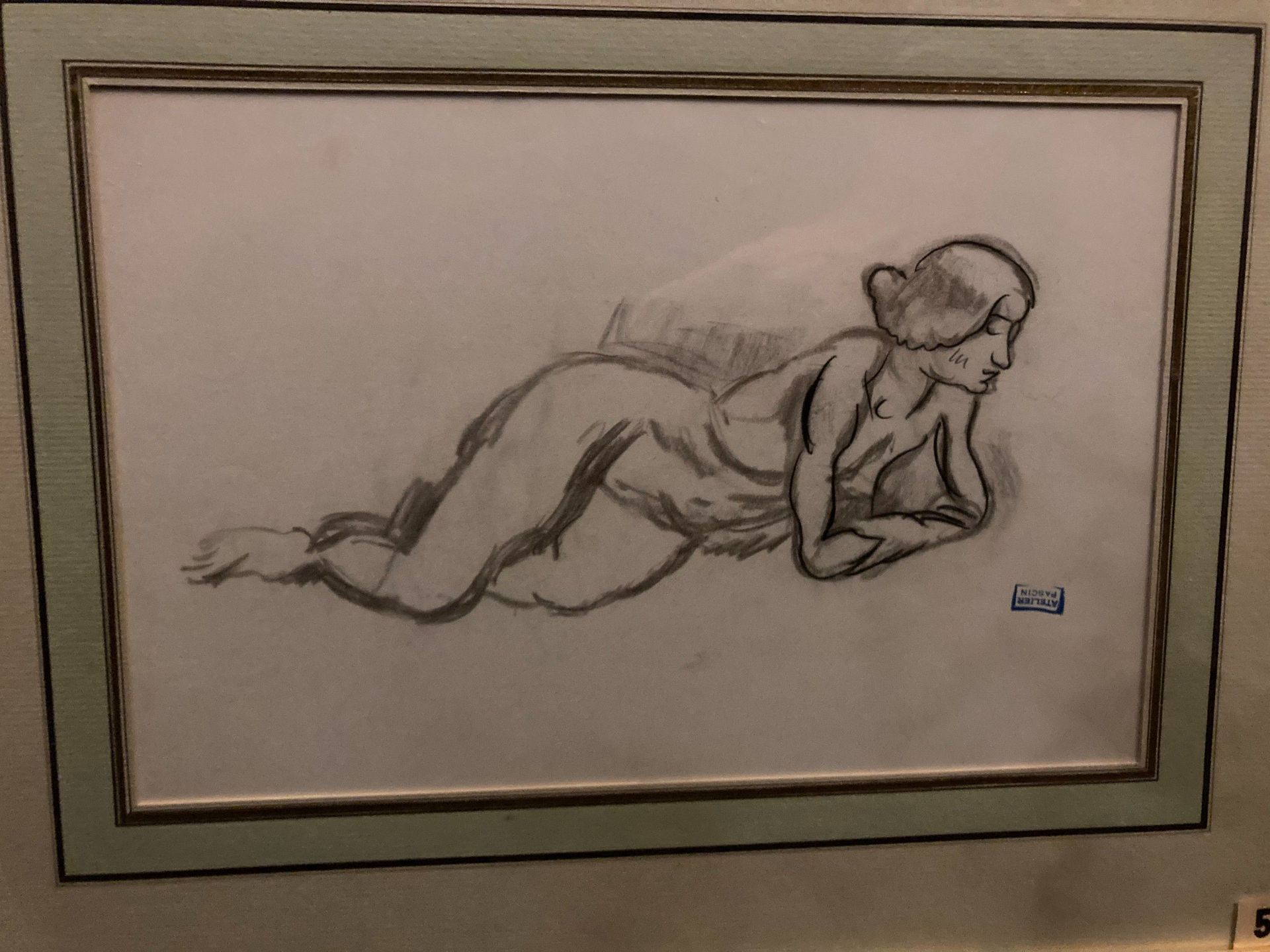 Null 地段包括 :

-躺着的裸体女人。绘图。右下方盖有帕斯金工作室的印章。17,5x26厘米。

-让-阿尔方斯-斯蒂瓦尔（1879-1944）。静物。水&hellip;