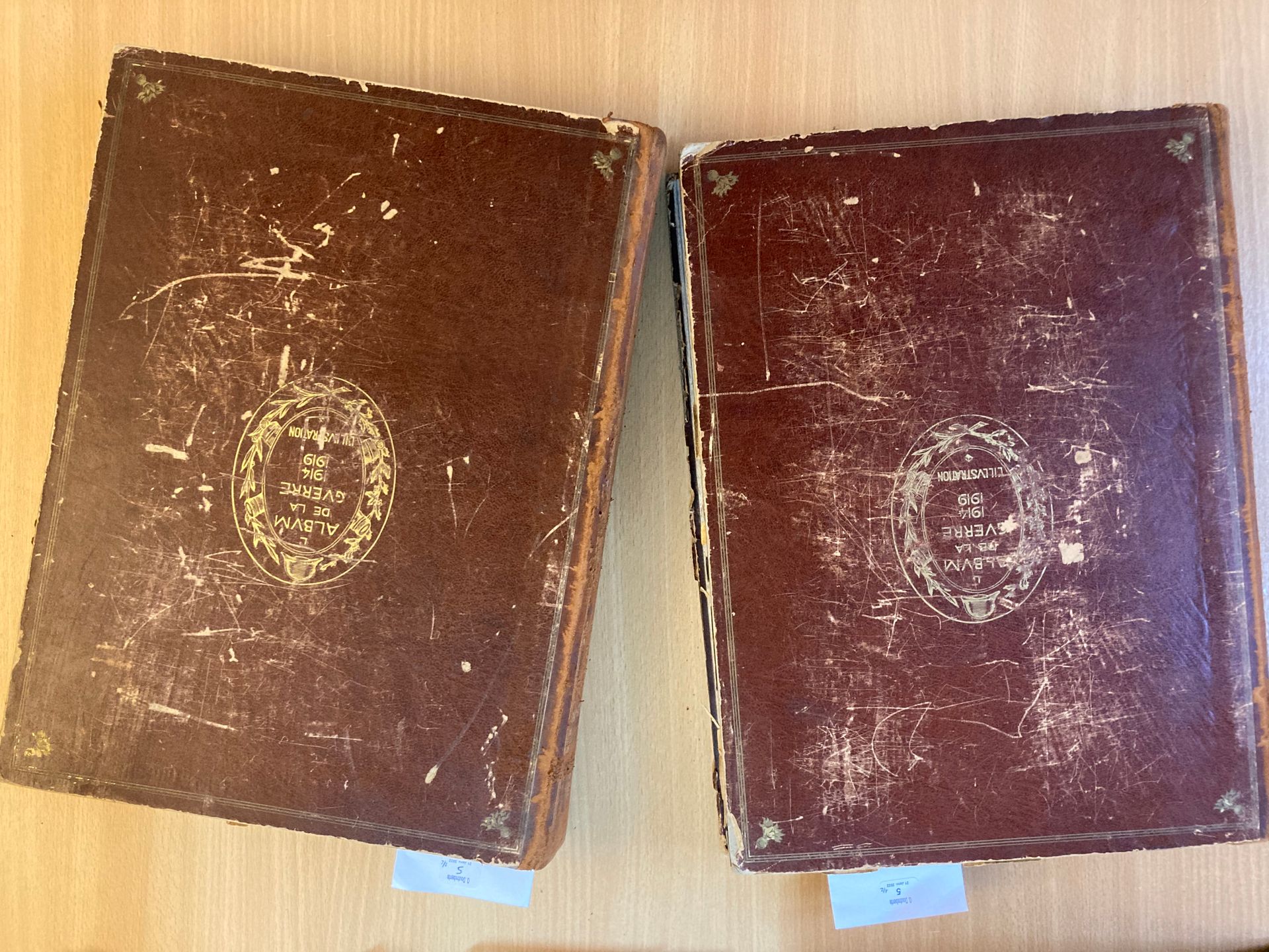 Null 1914-1919年战争中的两本图文并茂的相册