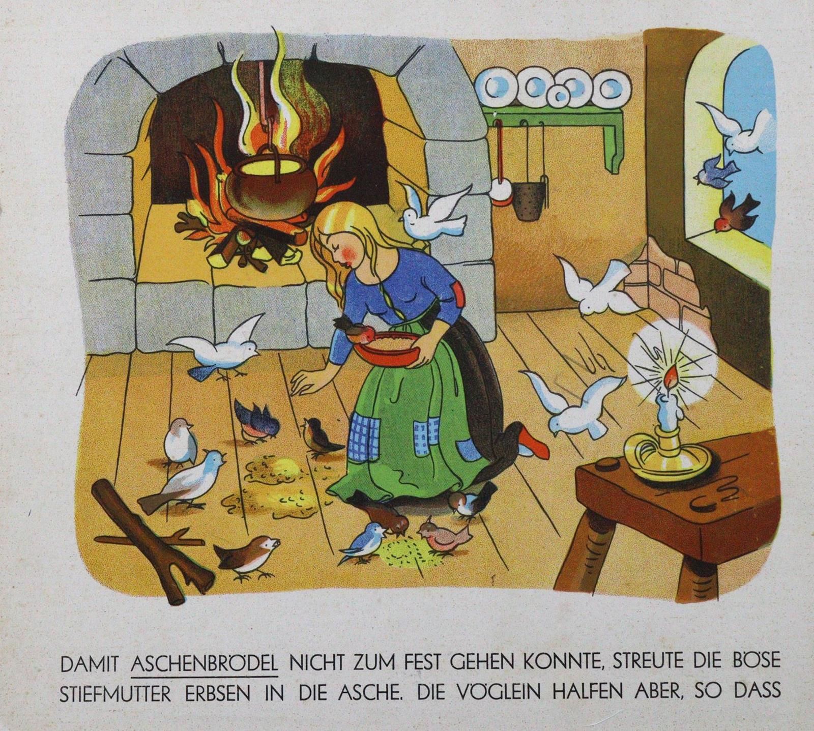 Holst,A. 左右。一本图画书。美因茨，肖尔茨（1912）。Qu.4°。附有31幅彩色石版画插图和欧根-奥斯瓦尔德的最后小插图。16页，彩色插图，布面。(有&hellip;