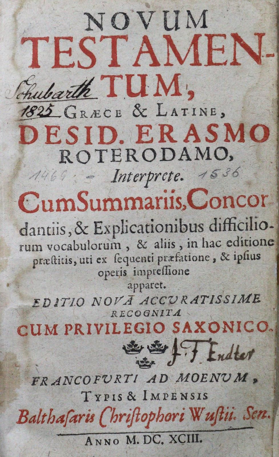 Neue Testament, Das, 由学识渊博的Hieronymum Embser先生忠实地德语化，....。尼斯，Krembsel 1697。有正面和1&hellip;