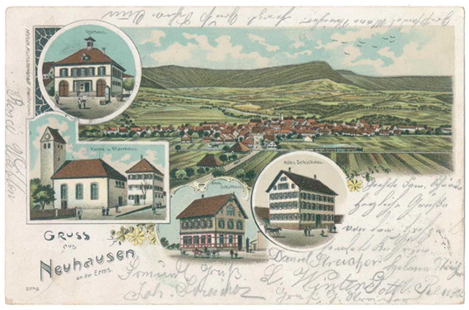 Sammlung von ca. 350 (meist beschr. U. Gelaufen) Post- u. Ansichtskarten (um 190&hellip;