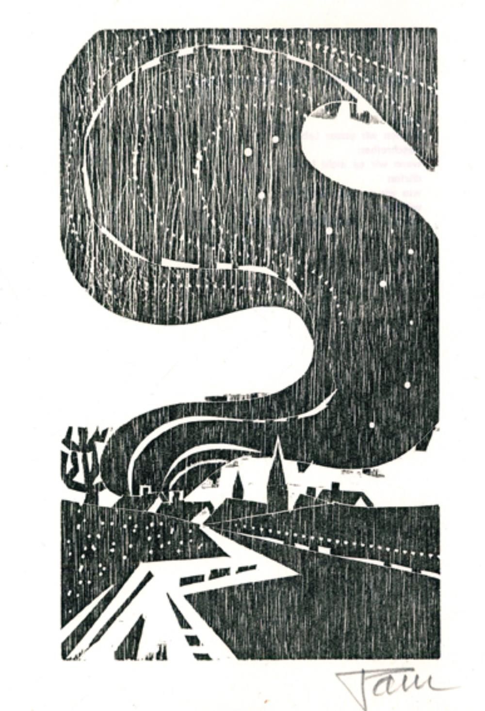 Grabert,S. 瓶子里的信息。诗歌。豪森伯格，Pongratz版 1986年。阿尔弗雷德-波尔的3幅木刻作品，均有签名。12对开。奥布罗什。 (= Ed.&hellip;