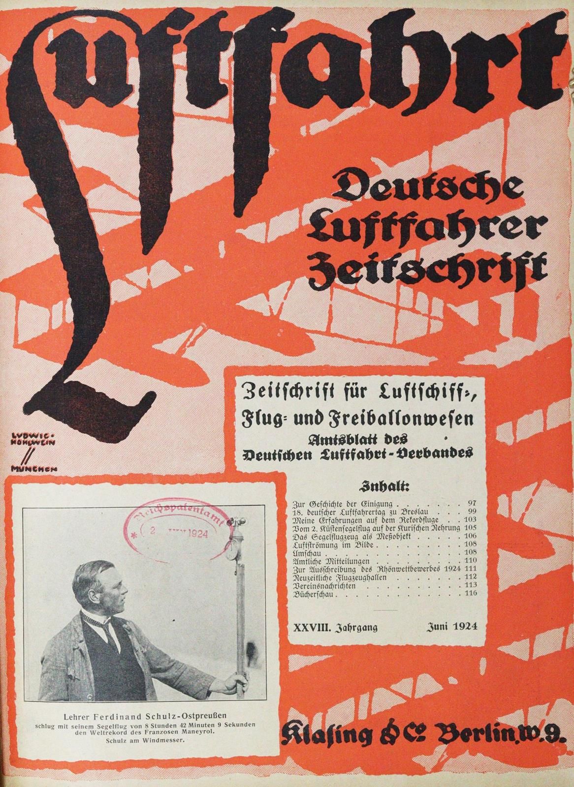 Luftfahrt. Deutsche Luftfahrer-Zeitschrift, fundada por H.W.L. Moedebeck. Editor&hellip;