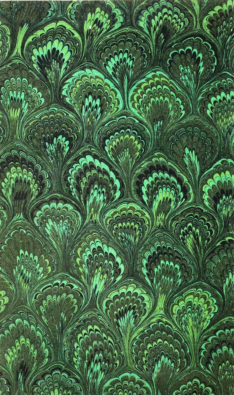 Vorsatzpapiere. Collection of 102 fol. Endpapers (mostly 8°), 19th-20th c. Jwls.&hellip;