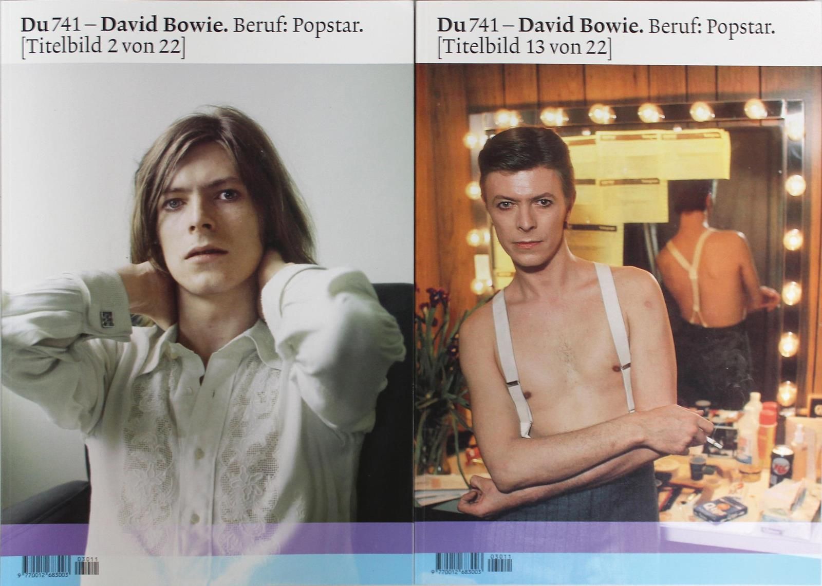 DU. No. 741 (special issue): David Bowie, Beruf Popstar. (Cover 1 to 22), togeth&hellip;