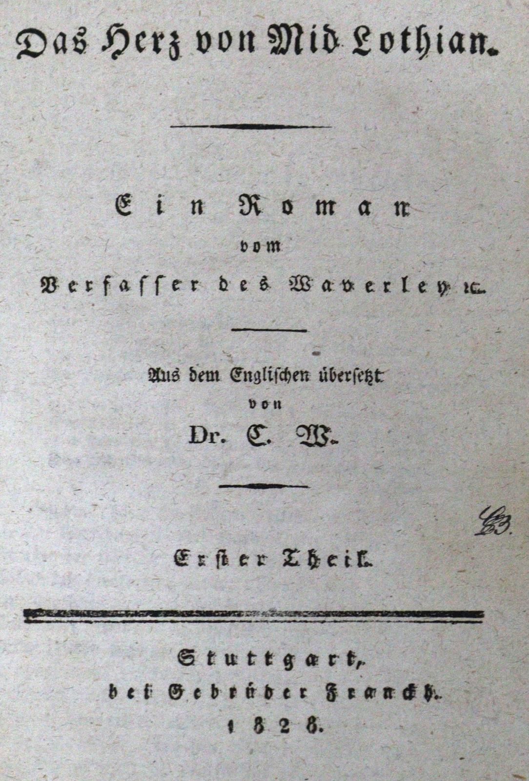 Scott,W. Travaux. Nombreuses parties en 47 volumes. Stgt., Franckh 1826 ff. Kl.8&hellip;