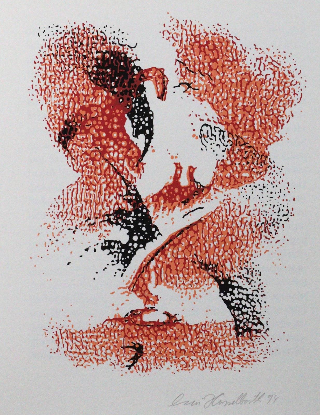 Strelow,I. Chemises Adder. Avec des sérigraphies de P.Carle. Bln., Edition Maldo&hellip;