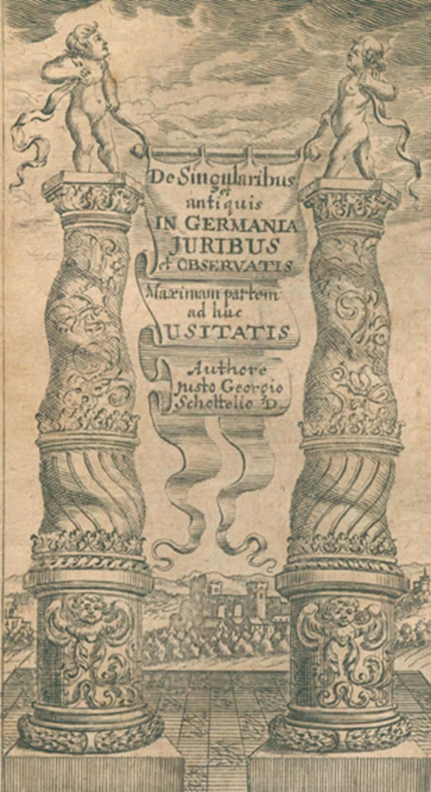 Schottelius,J.G. De Singularibus quibusdam & antiquis in Germania Juribus & Obse&hellip;
