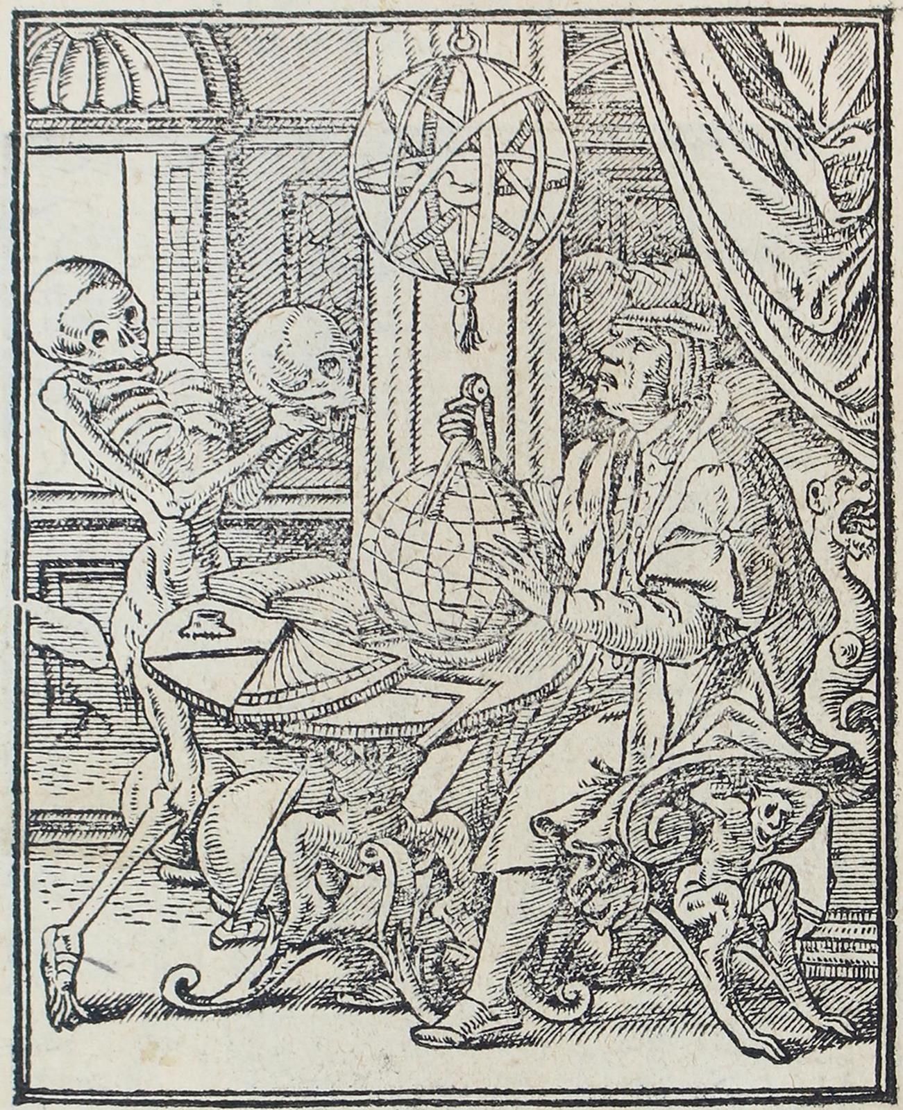 (Holbein,H.). Imagina mortis. Su accesserunt, epigrammata, e Gallico idiomate a &hellip;