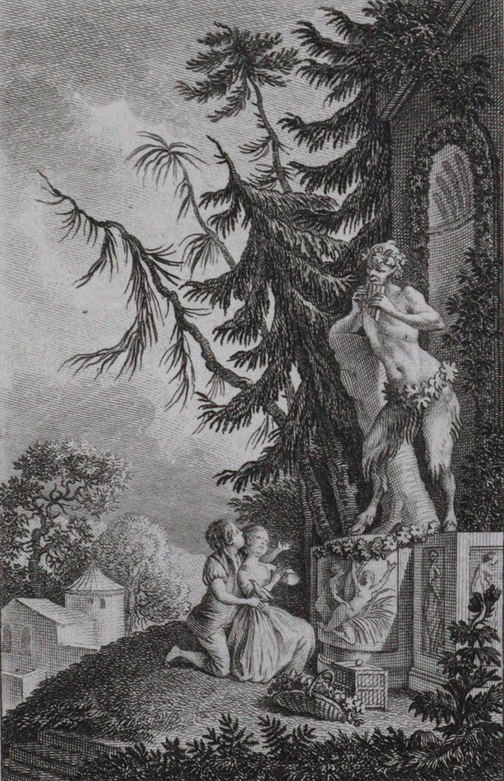 Berquin,A. Idylles. 2 Tle. In 1 Vol. Paris, Ruault 1775. 12°. With copper title &hellip;