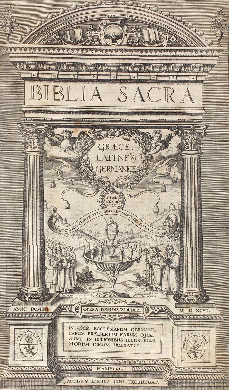 Biblia polyglotta. Sacr. Bibliorum quadrilinguium tomus secundus trilinguis, lib&hellip;