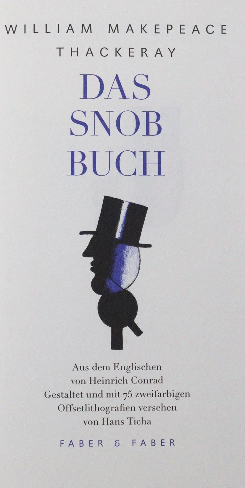 Thackeray,W.M. El libro de los snobs. Traducido del inglés por. H. Conrad. Diseñ&hellip;