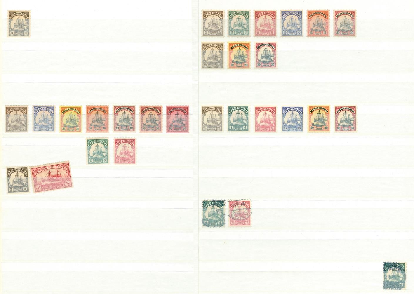 Briefmarken et des lots provenant d'une succession. Beaucoup de matériel MNH et &hellip;