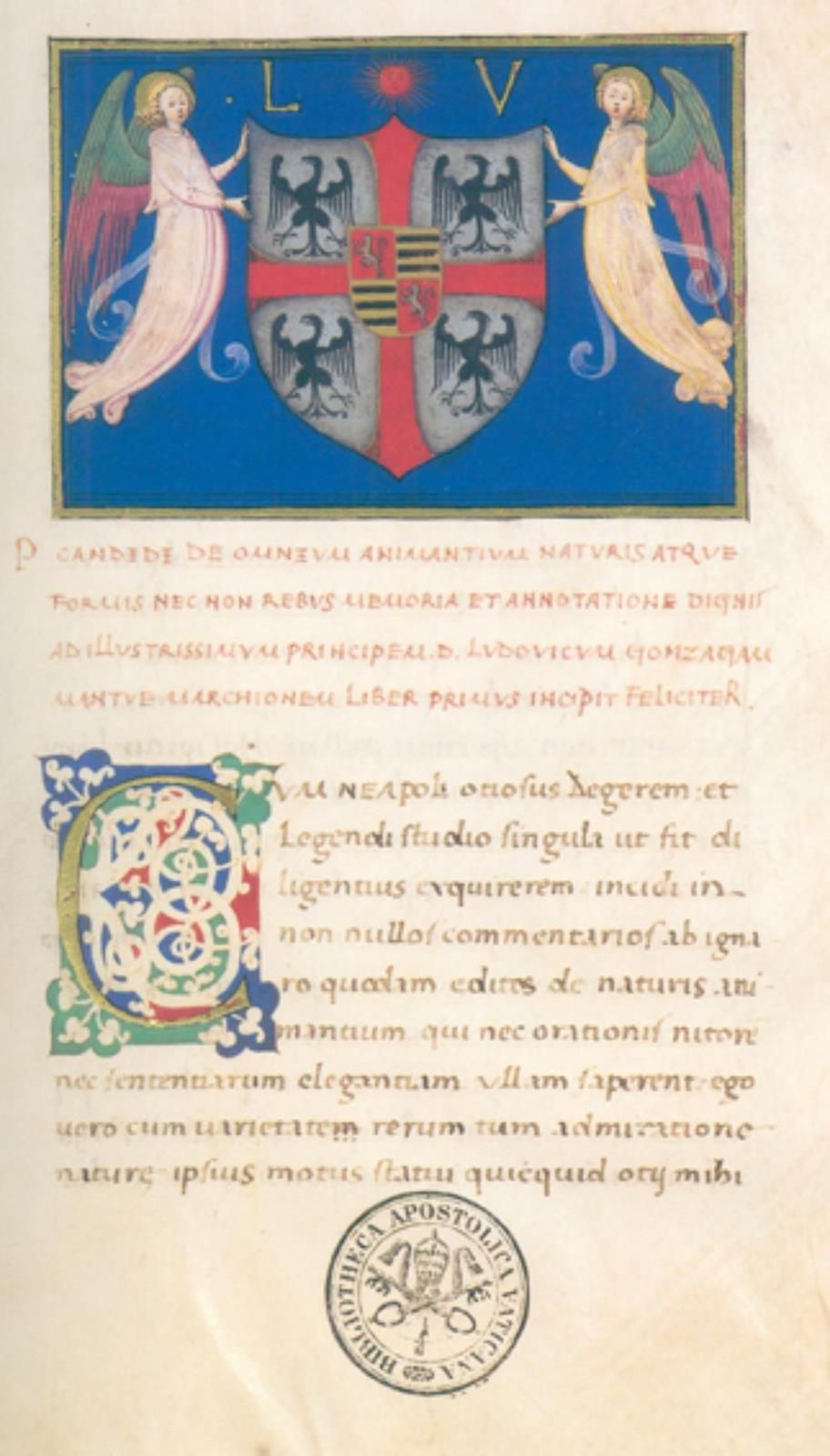 Candidus,P. Il libro degli animali. Codex Urbinas Latinus 276. Solo Facsim. Zuri&hellip;