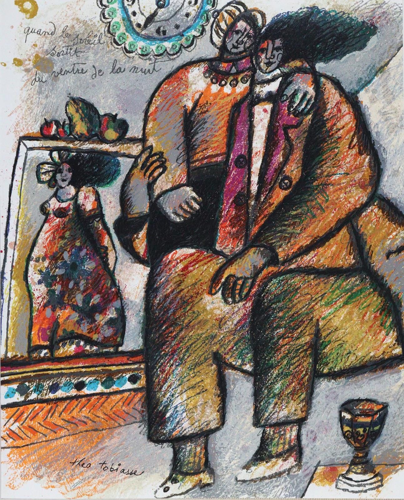 Potok,C. 托比亚斯。流亡的艺术家。第二版。New York, Rizzoli 1987. 4°.有1种颜色。由Theo Tobiasse创作的原版石版画&hellip;