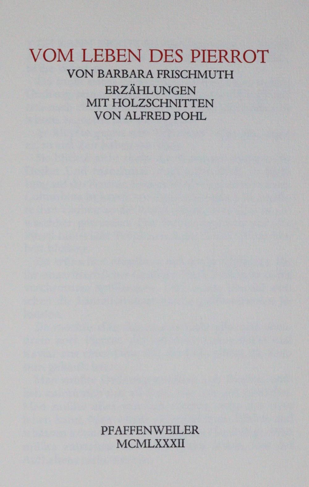 Fritz,W.H. Comme jamais auparavant. Des poèmes. Pfaffenweiler, Pfaffenweiler Pre&hellip;