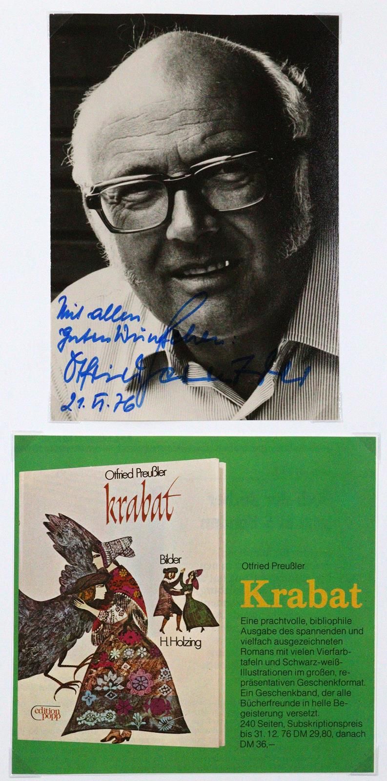 Sammlung of 36 autographs by authors of children's and youth books (29 different&hellip;