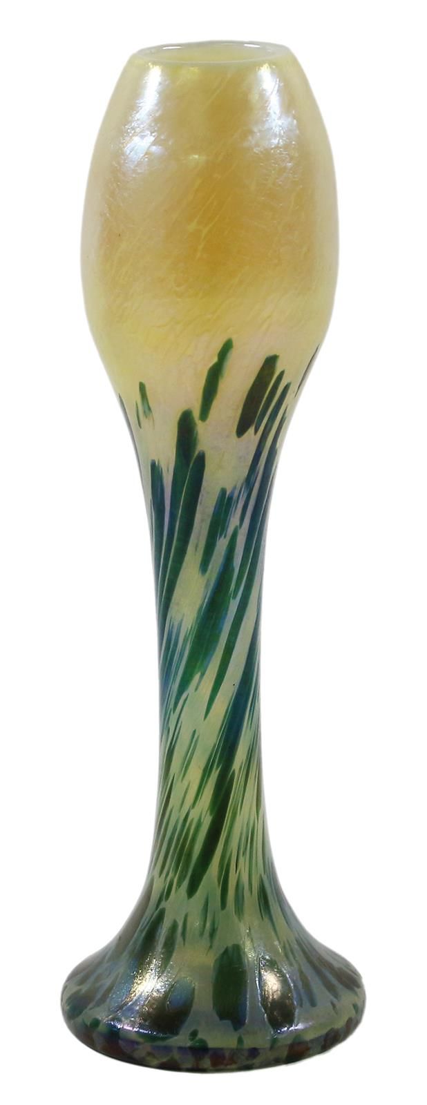 Johann Loetz Wwe. Tulip vase in multiple lustered overlay. Tulip with yellowish &hellip;