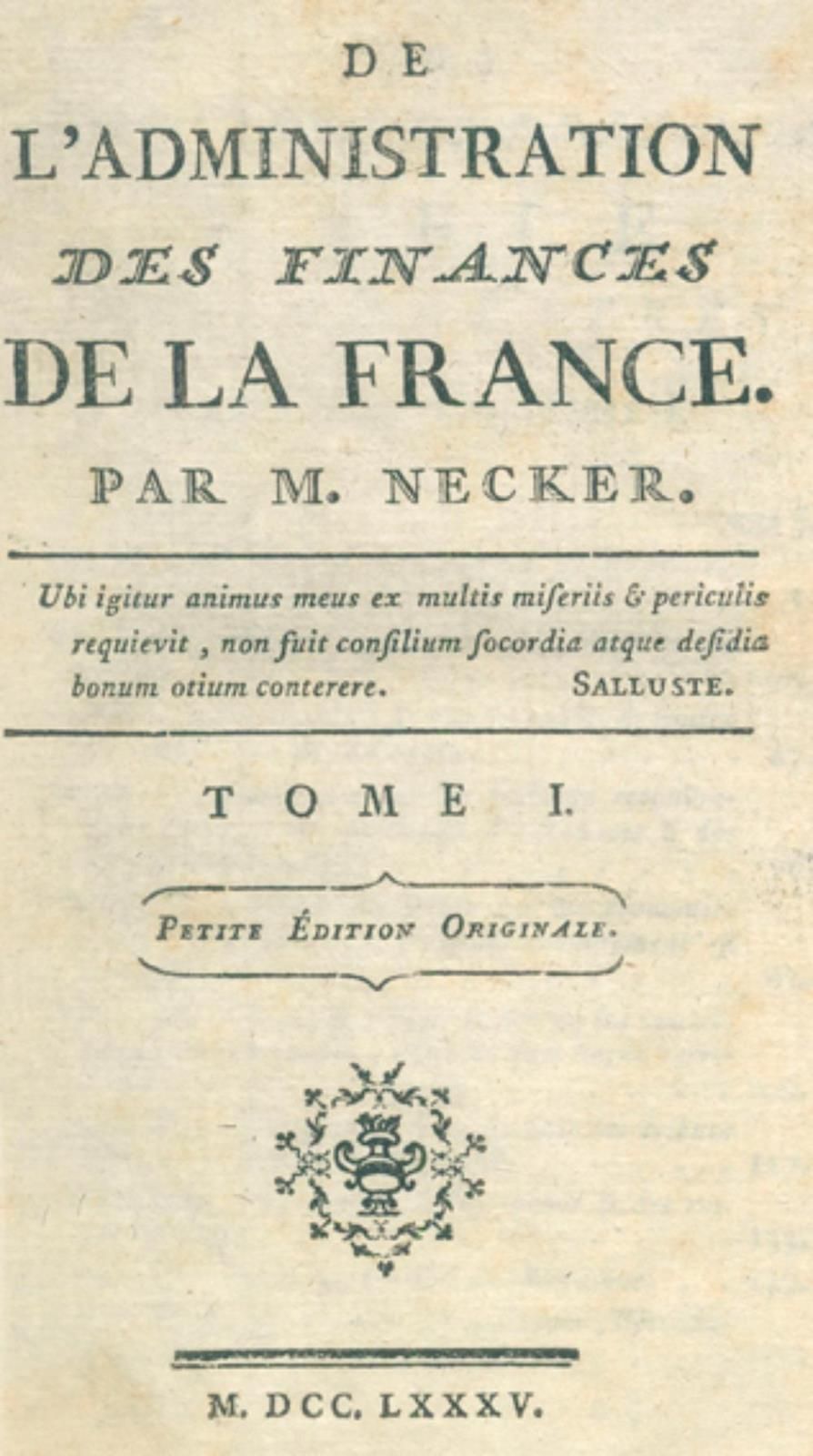 Necker,(J.). De la revolution francoise. 4 Bde. O.O.U.Dr. 1796. Hldrbde. D. Zt. &hellip;