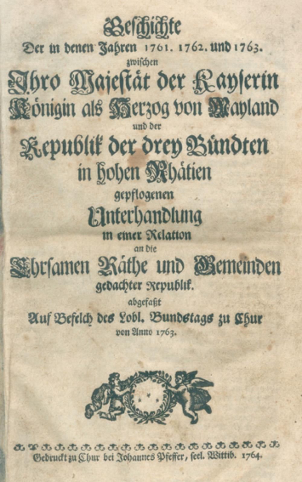 Salis-Marschlins,C.U.V. Geschichte Der in denen Jahren 1761. 1762. Und 1763. Zwi&hellip;