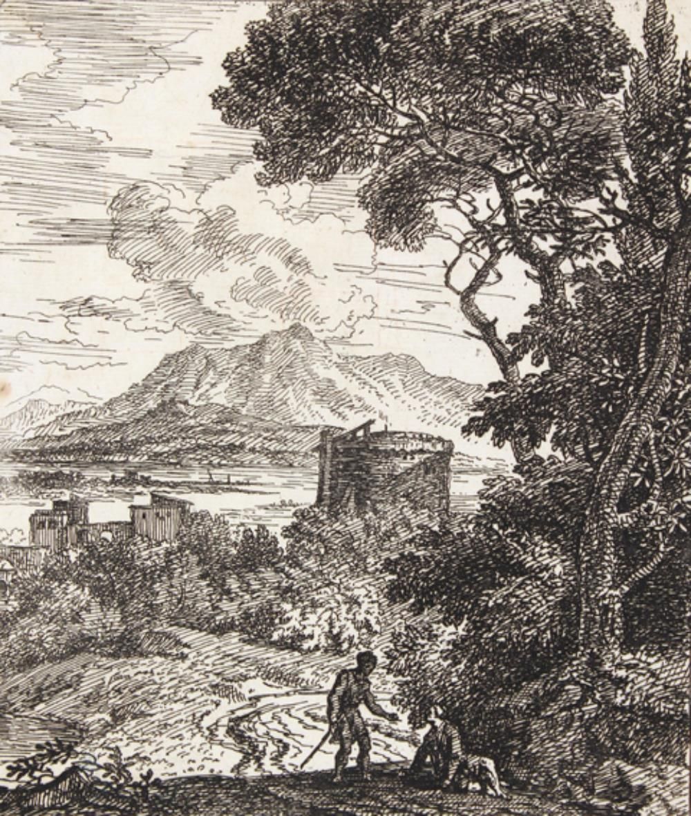 Beich, Franz Joachim (1665 Ravensburg - Munich 1748). 2 gravures. - Le paysage a&hellip;