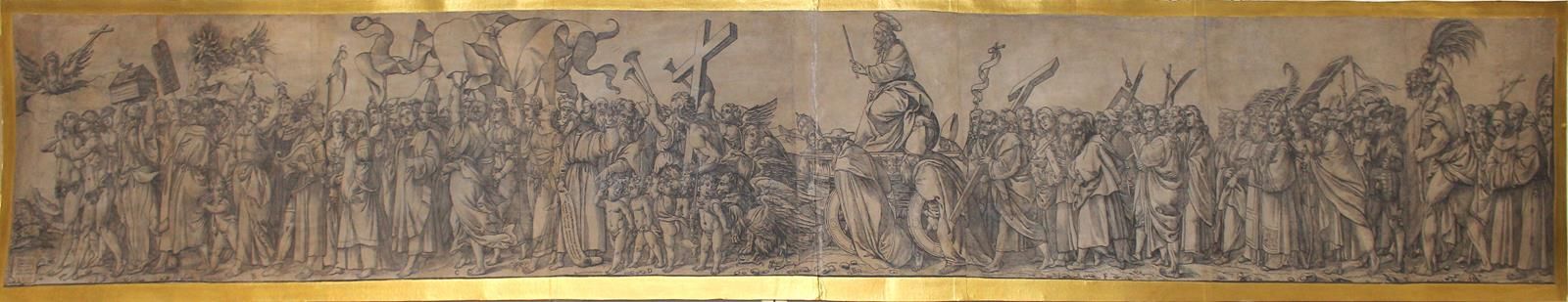 Andreani, Andrea (1540 Mantua 1610). Triumph of faith. Triumphal procession in 8&hellip;