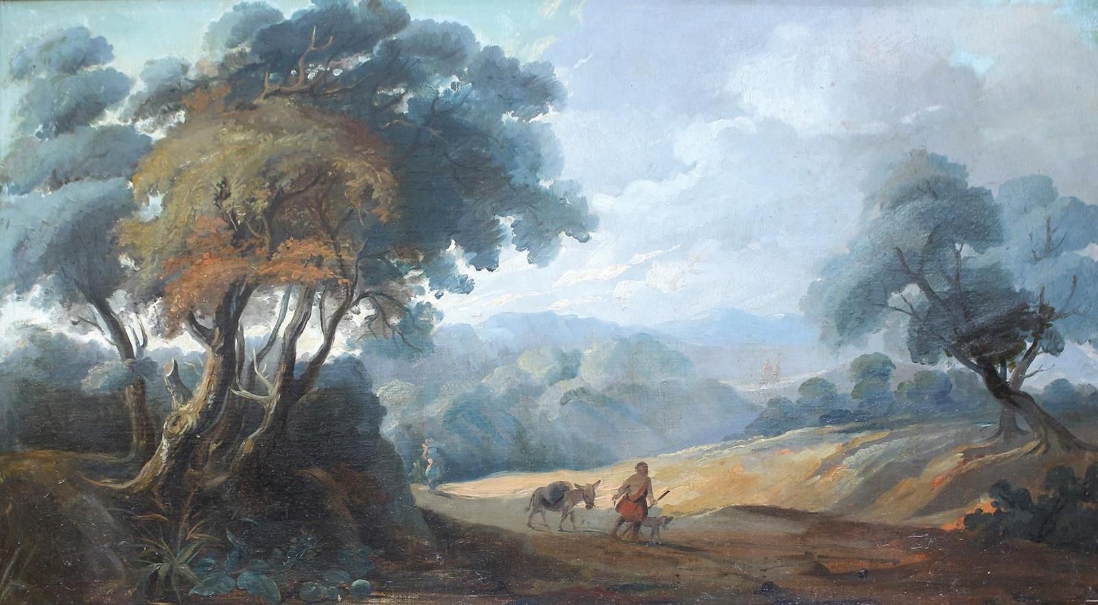 Adam-Leonhard, Karl (1876 Bühl - Rastatt 1926)，归属。景观。布尔河谷。布面油画。约60 x 110厘米。有框。- &hellip;