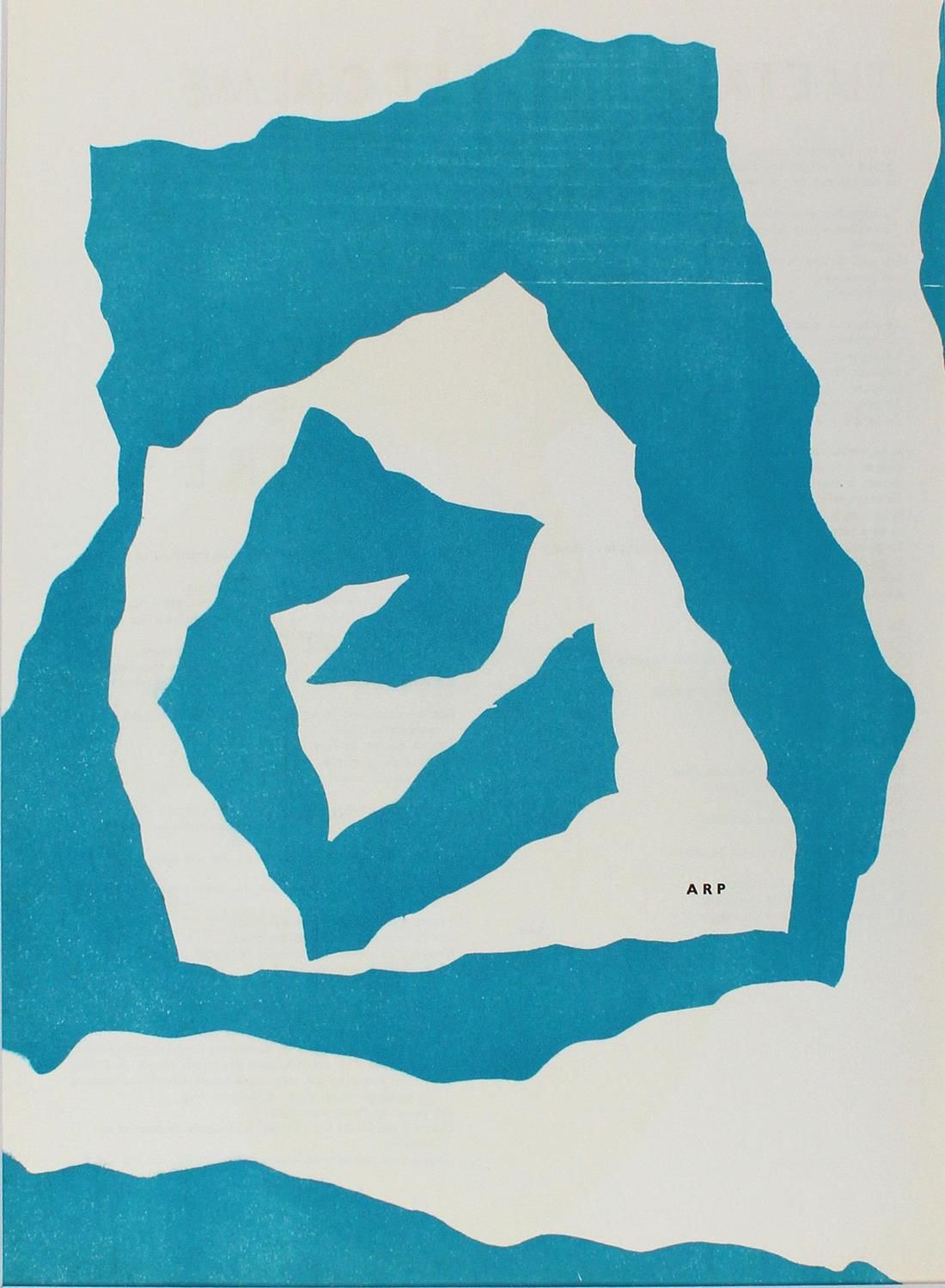 ARP, HANS (1886 Strasbourg - Basel 1966). 2 woodcuts from DLM no. 33. 2nd editio&hellip;