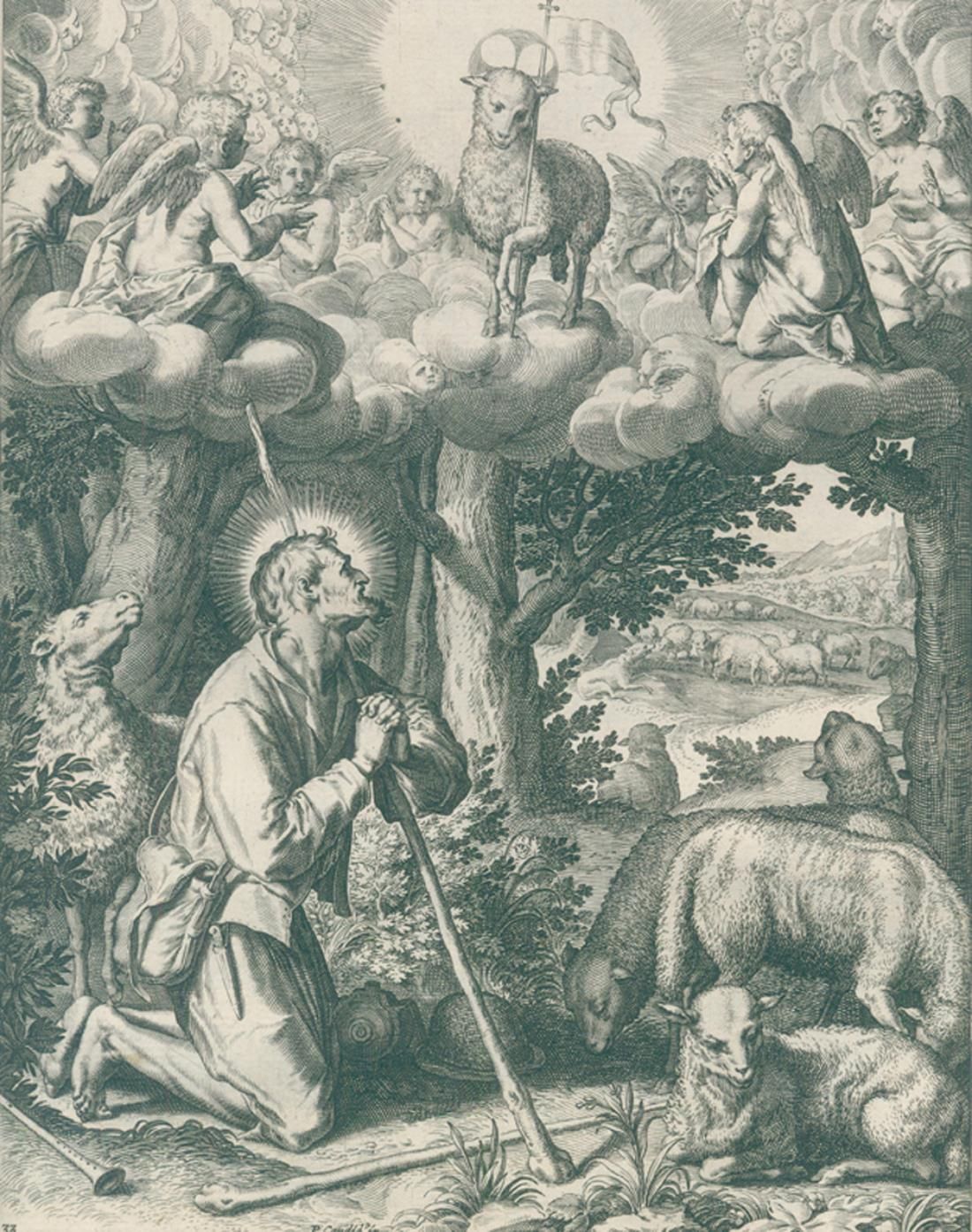 Rader,M. Bavaria sancta. (vol. 1 di 3). Mchn., Berg für Sadeler 1615. Cl.Fol. Co&hellip;