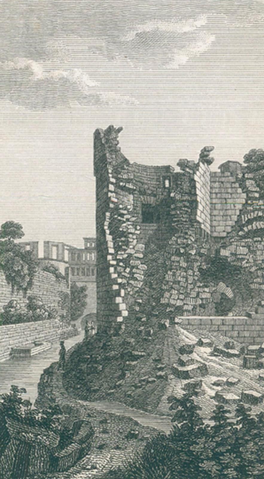 (Graimberg,K.V.). Ansichten von Heidelberg und Umgebung. Hdbg. (um 1825). Qu.12°&hellip;