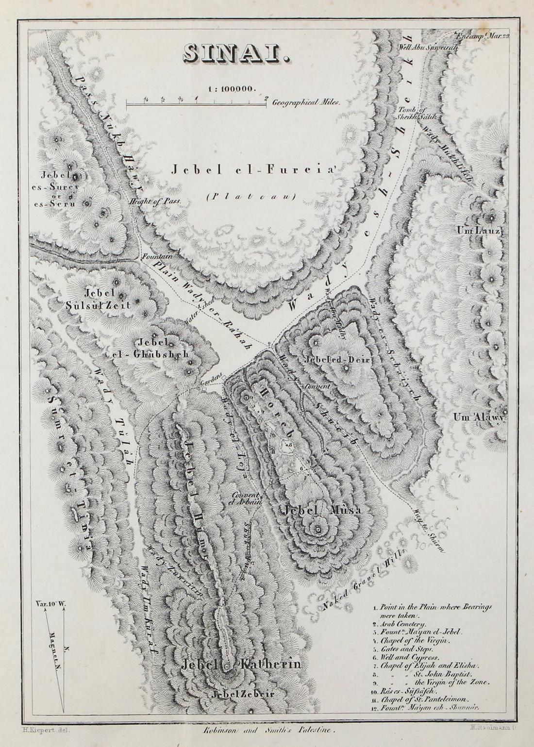 Robinson,E. Ricerche bibliche in Palestina, Monte Sinai e Arabia Petreae. Un dia&hellip;