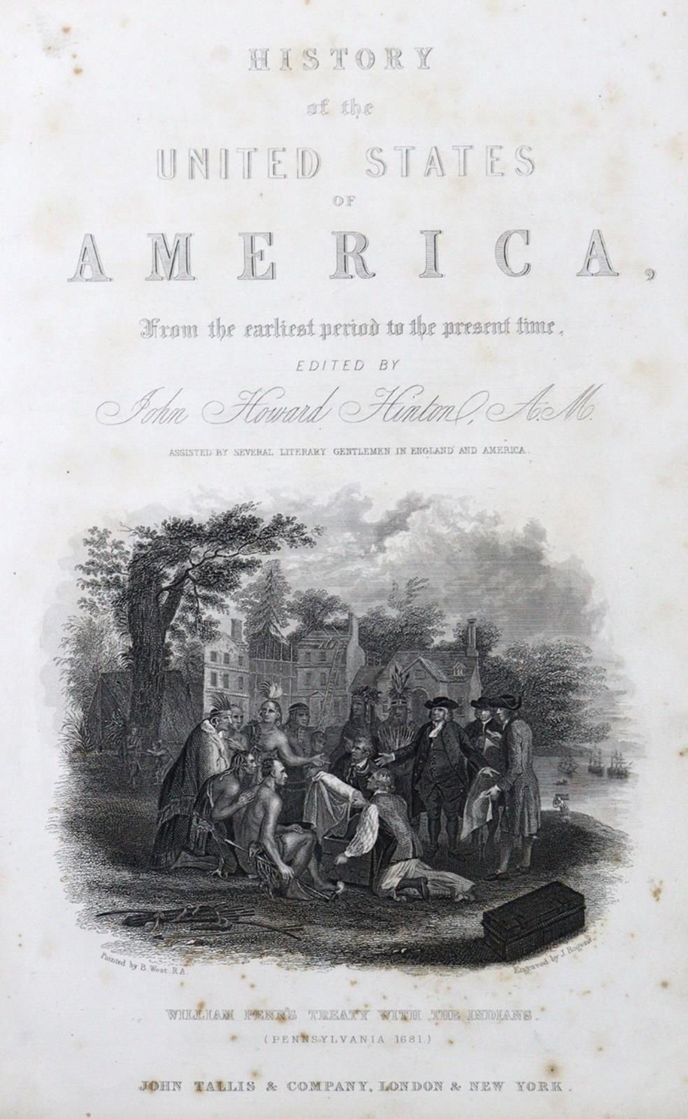 Hinten,J.H. Storia degli Stati Uniti d'America, dal periodo più antico al tempo &hellip;