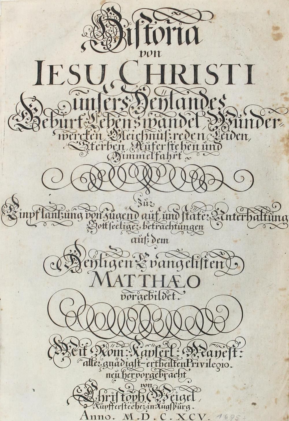 Biblia germanica. The New Testament of Our Lord Jesus Christ. By Mr. Johann Pisc&hellip;