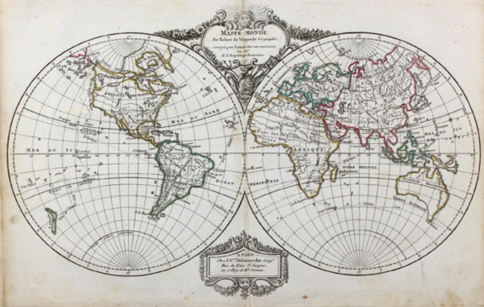 Vaugondy,R.De. Nouvel Atlas portatif destiné principalement pour l'instruction d&hellip;