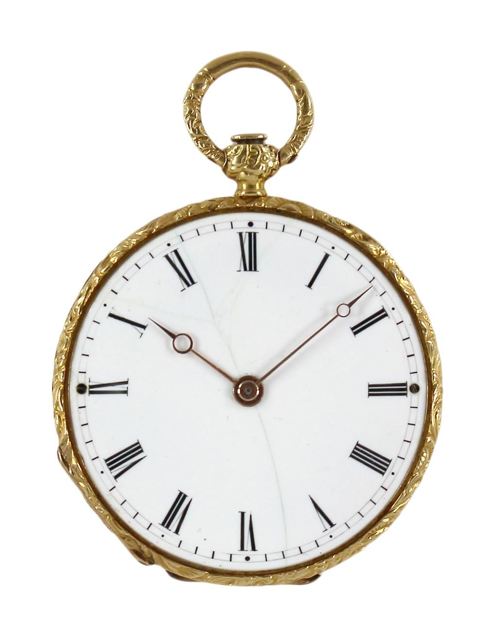 Manigliere a Macon 750 GG Reloj de bolsillo de señora de alrededor de 1890, con &hellip;