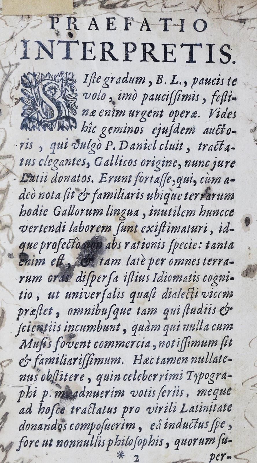 (Daniel,G.). Iter per mundum cartesii. Amsterdam, für Abraham Wolfgang 1694. Mit&hellip;