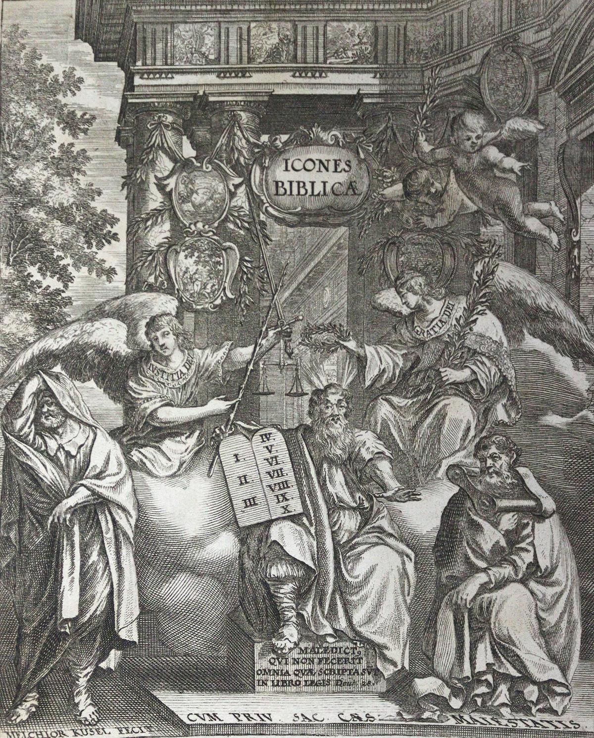 Küsel,M. Icones biblicae veteris et novi testamenti. Figures d'histoires bibliqu&hellip;