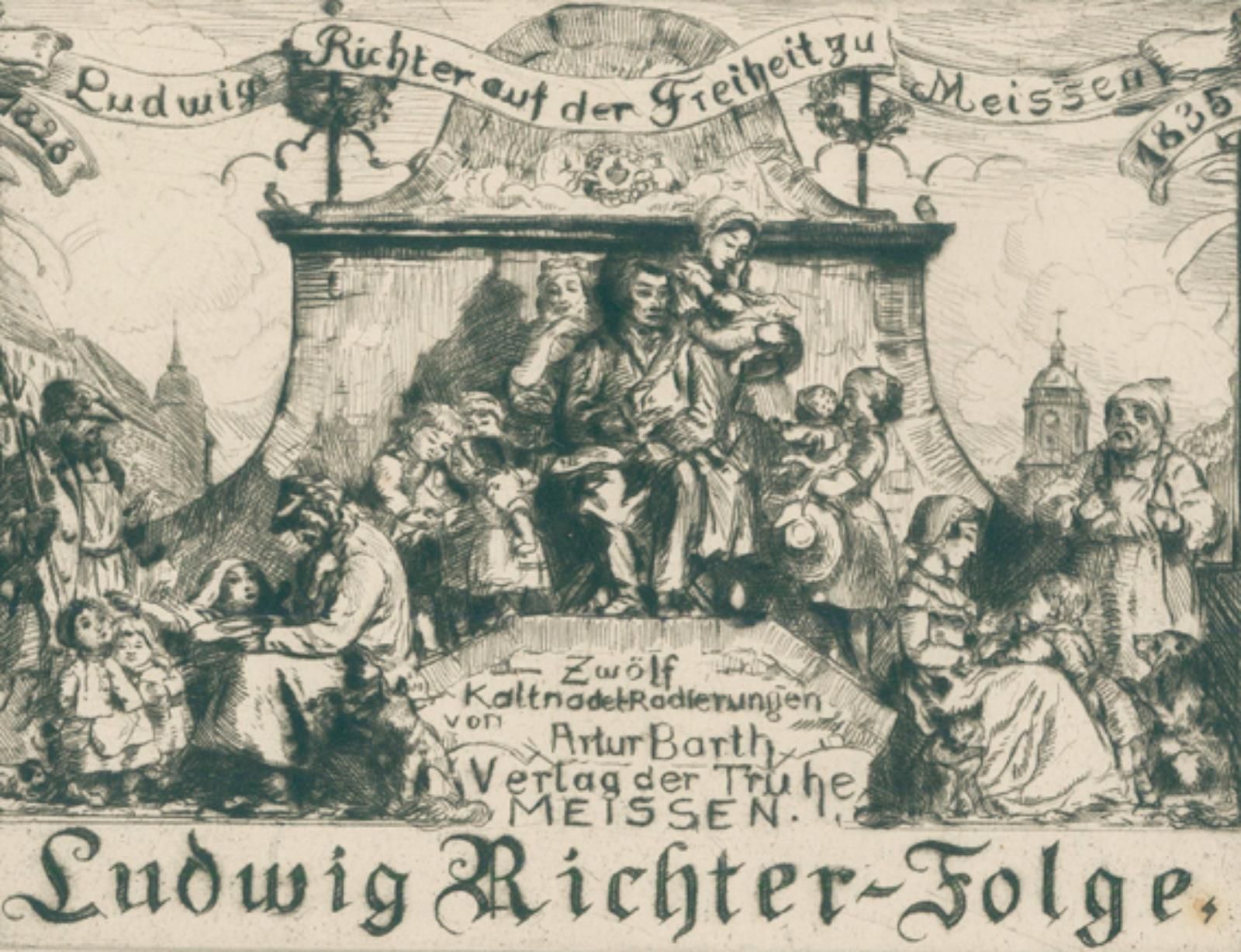 Barth,A. Set di Ludwig Richter. Ludwig Richter alla Libertà di Meissen 1828-1835&hellip;