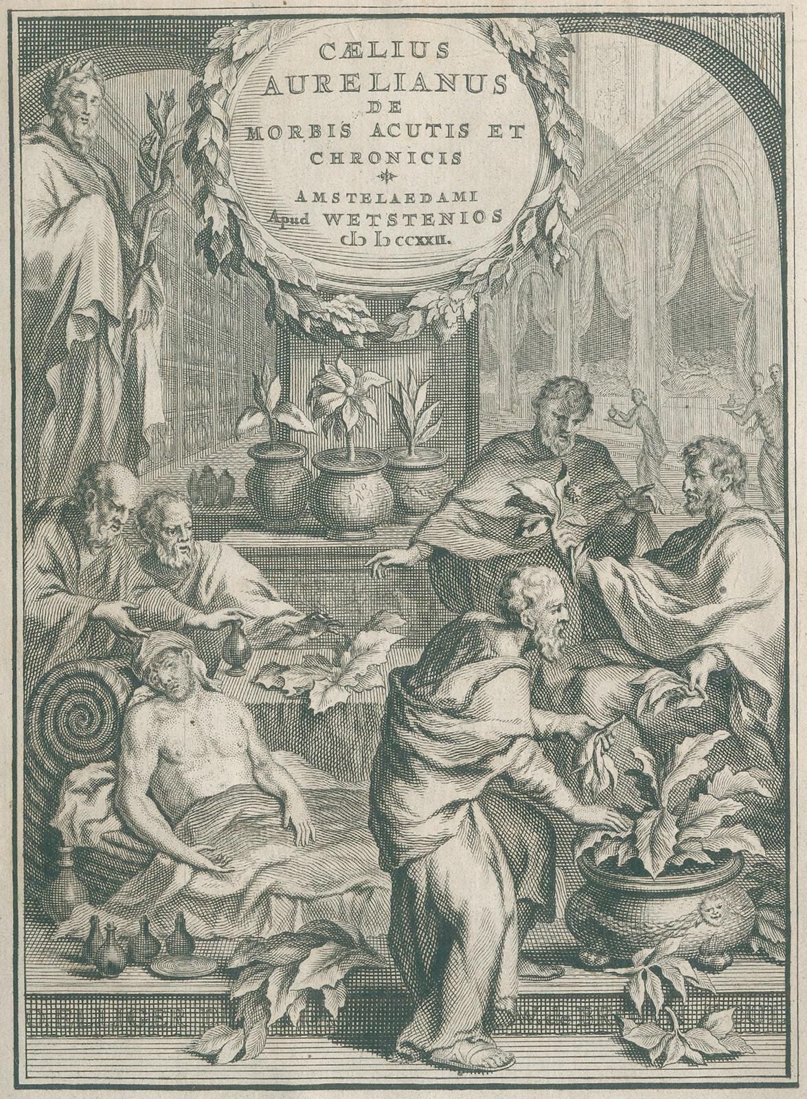 CAELIUS AURELIANUS. De morbis acutis et chronicis libri VIII... I.C. Amman recen&hellip;