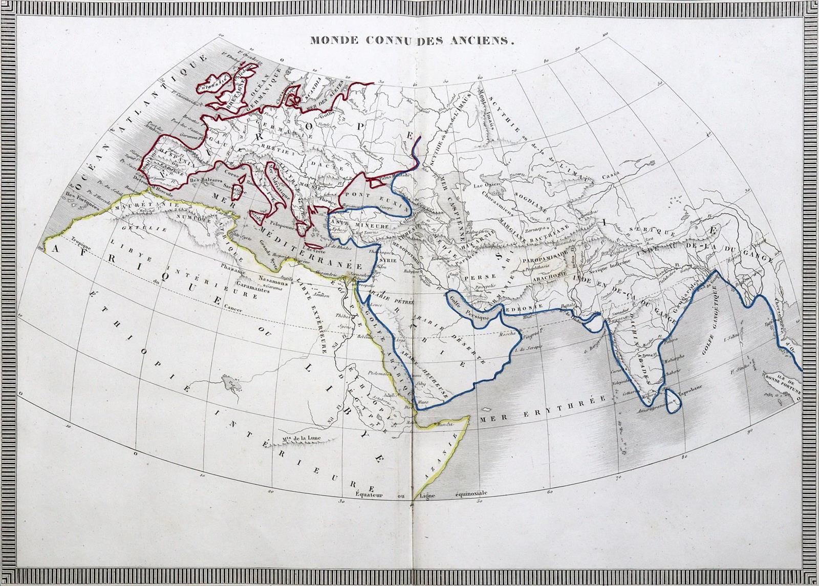 Monin,V. Atlas classique de la géographie ancienne, du moyen âge, et moderne, à &hellip;