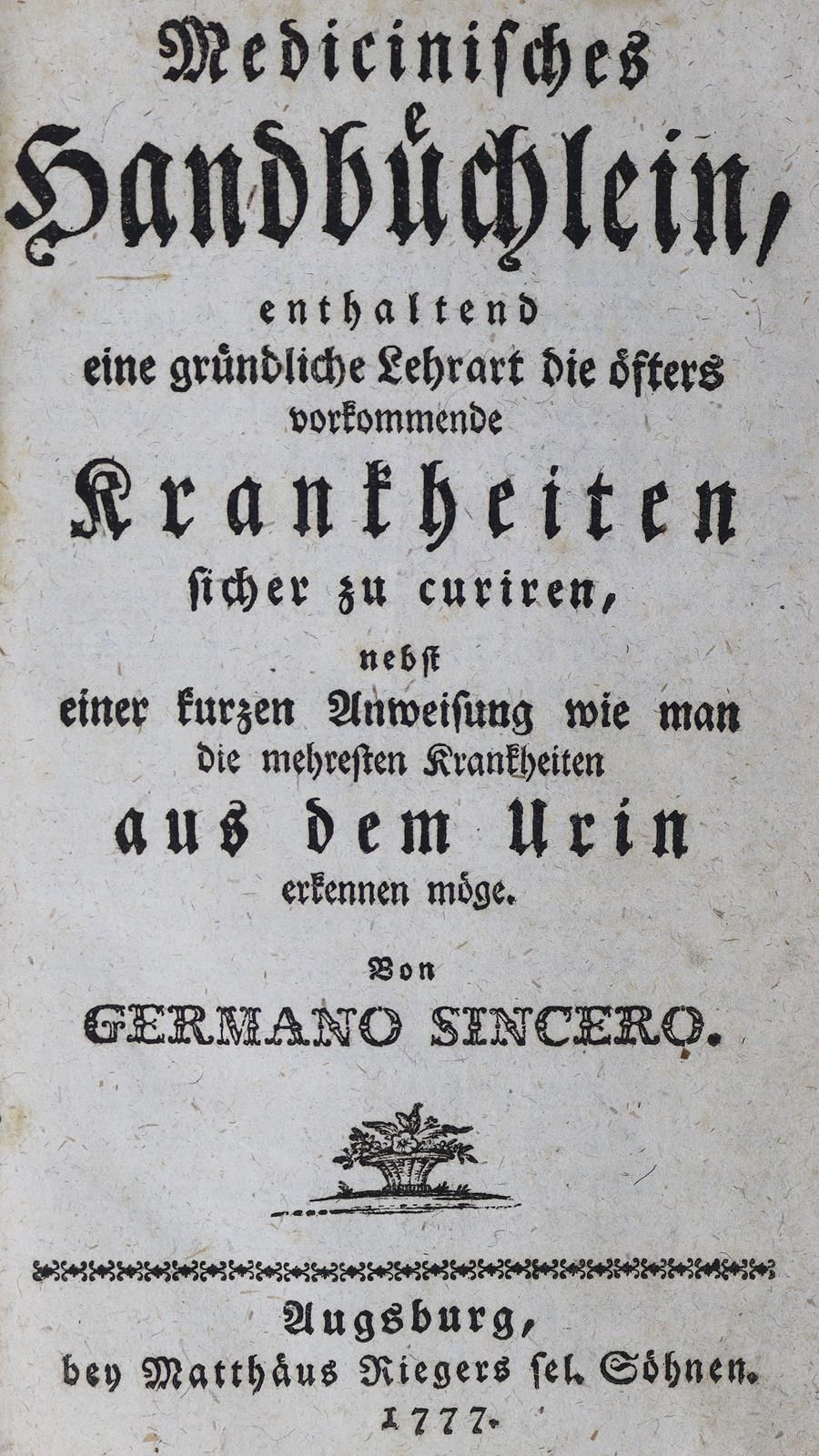 Germano Sincero (Pseud.). The first part of the book was published in German, an&hellip;