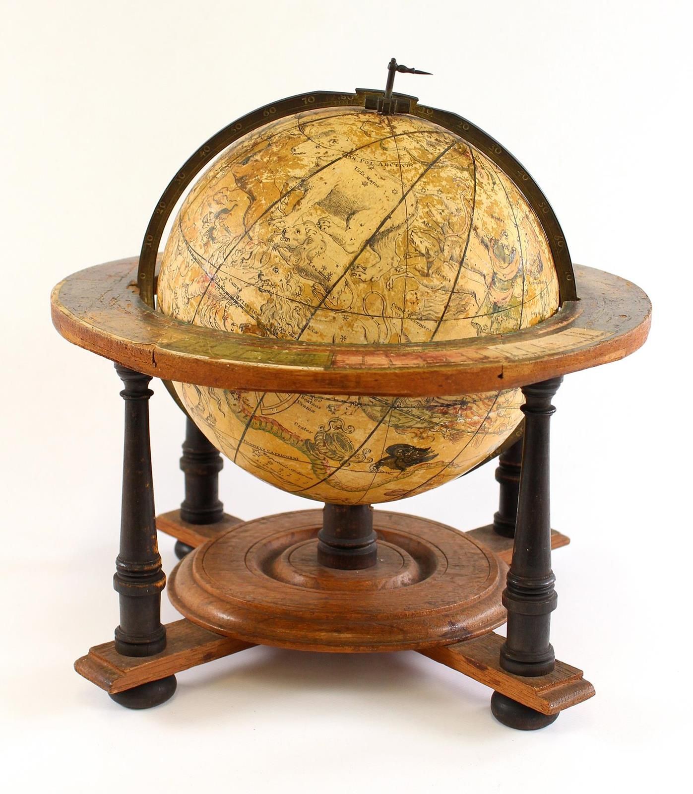 Globen. Globe terrestre et céleste. Globus terrestris novus Loca Terrae insignio&hellip;
