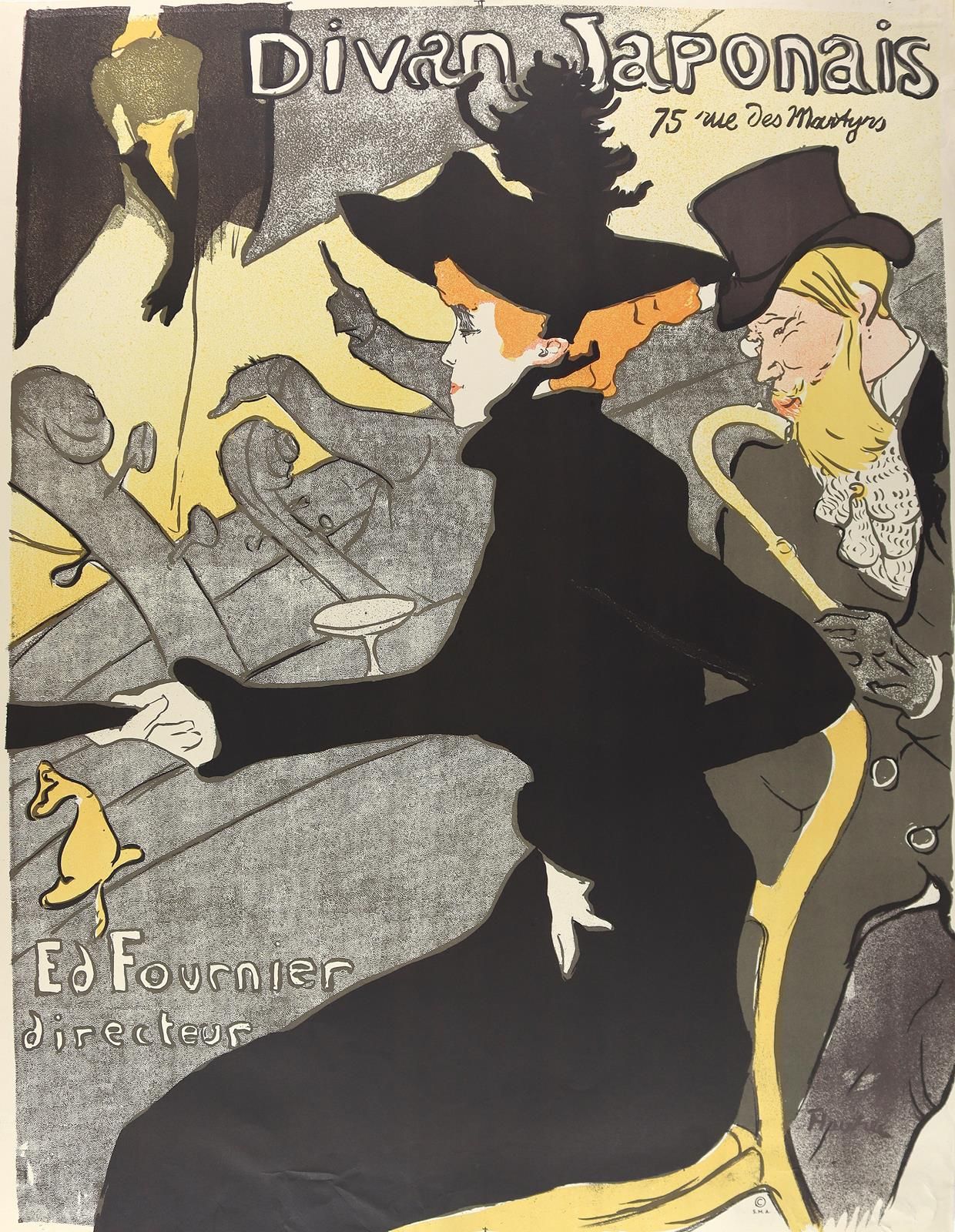 Toulouse-Lautrec, Henri de (1864-1901). Divan japonais. Affiche en couleurs, pro&hellip;