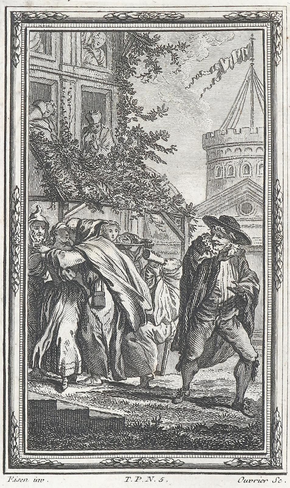 Boccaccio,G. Il Decamerone. 5 vol. "Londra" (i.E. Paris), o. Dr. 1757. Avec port&hellip;