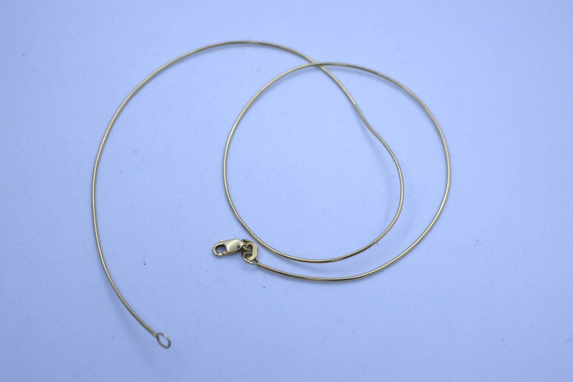 Null Collar cable oro amarillo(18Kt) longitud 41 cm peso: 4,3 grs ***** Llevar p&hellip;