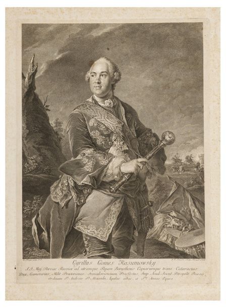 Null Georges Friedrich Schmidt, d'après Louis Tocqué. Portrait de Cyril, comte R&hellip;