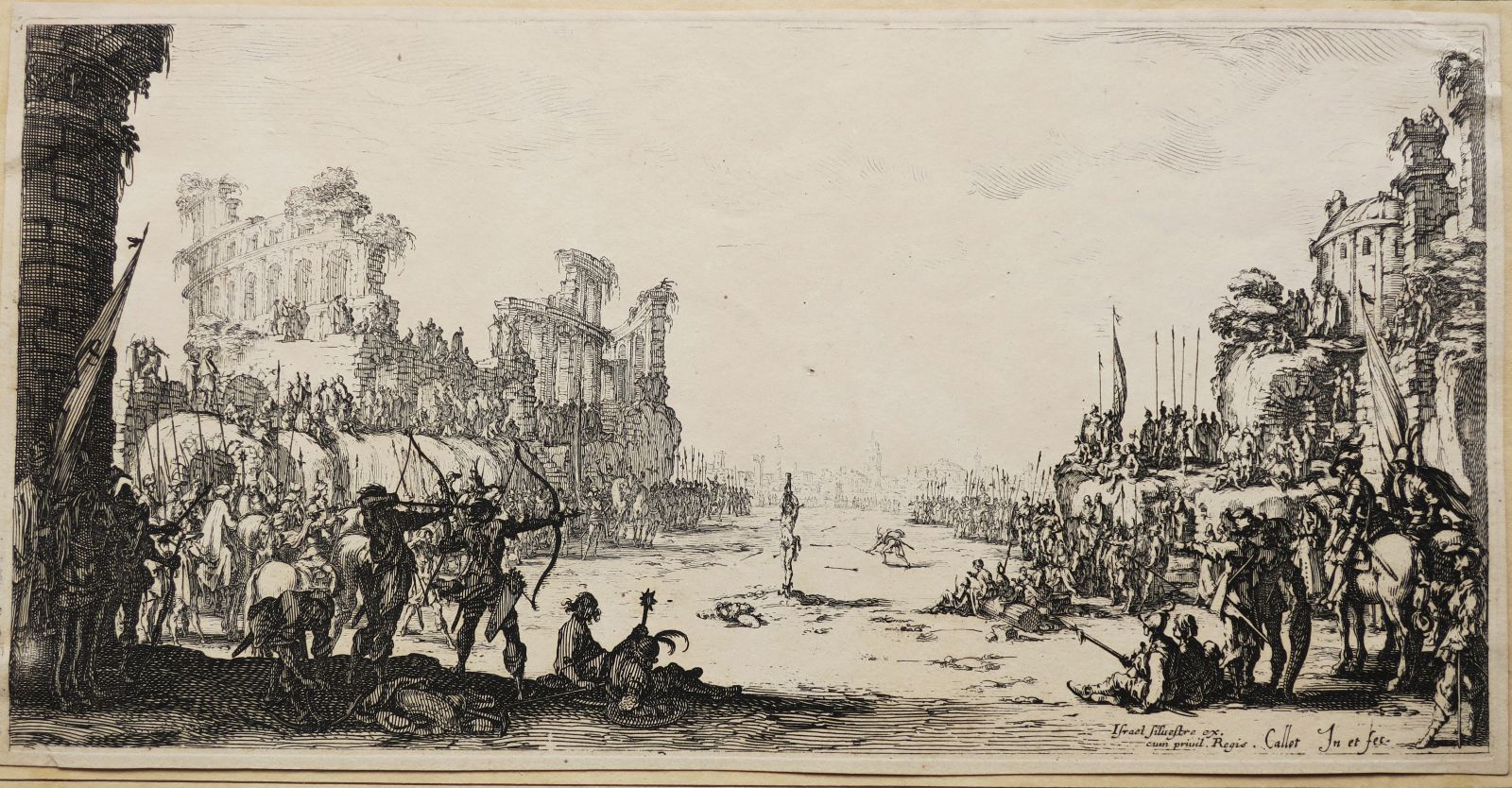 Null CALLOT Jacques (Nancy 1592 1635) - "Le martyre de Saint Sébastien" 1632-163&hellip;