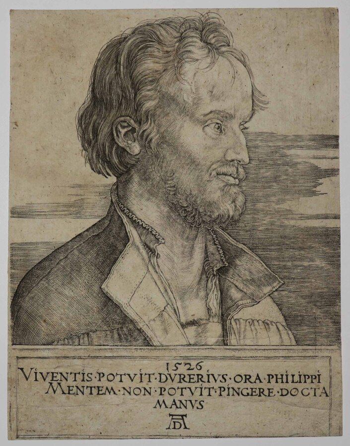Null DÜRER Albrecht (Nüremberg 1471 1528) - "Portrait de Philippe Mélanchton ". &hellip;