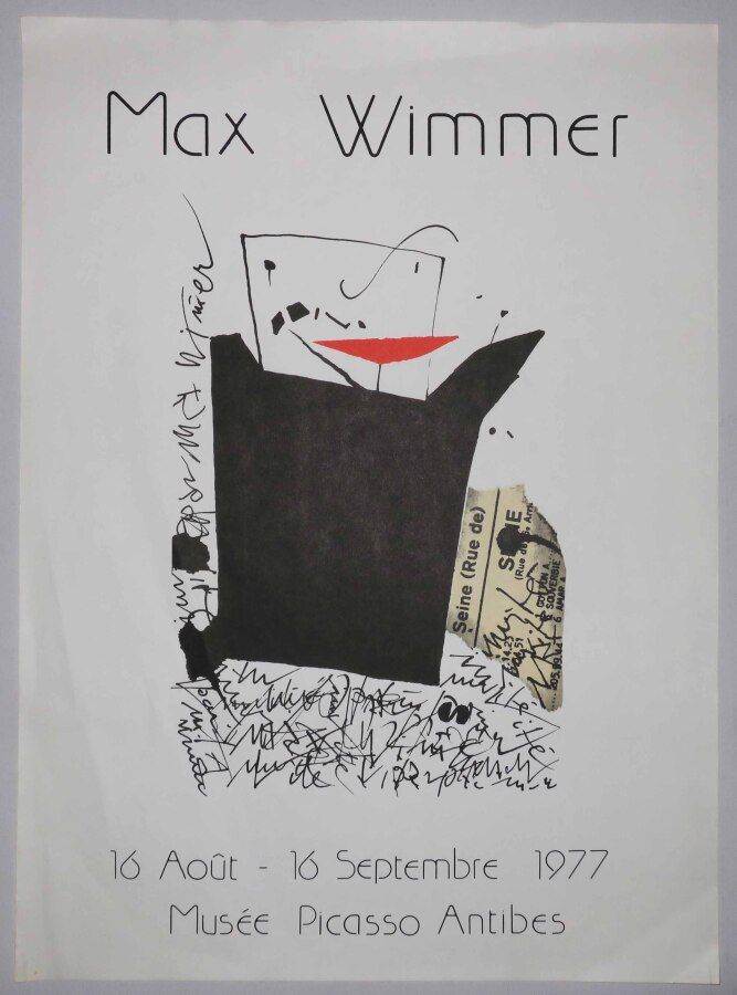 Null WIMMER Max (Allemagne 1935 2015) (d'après) - Affiche d'Exposition au Musée &hellip;